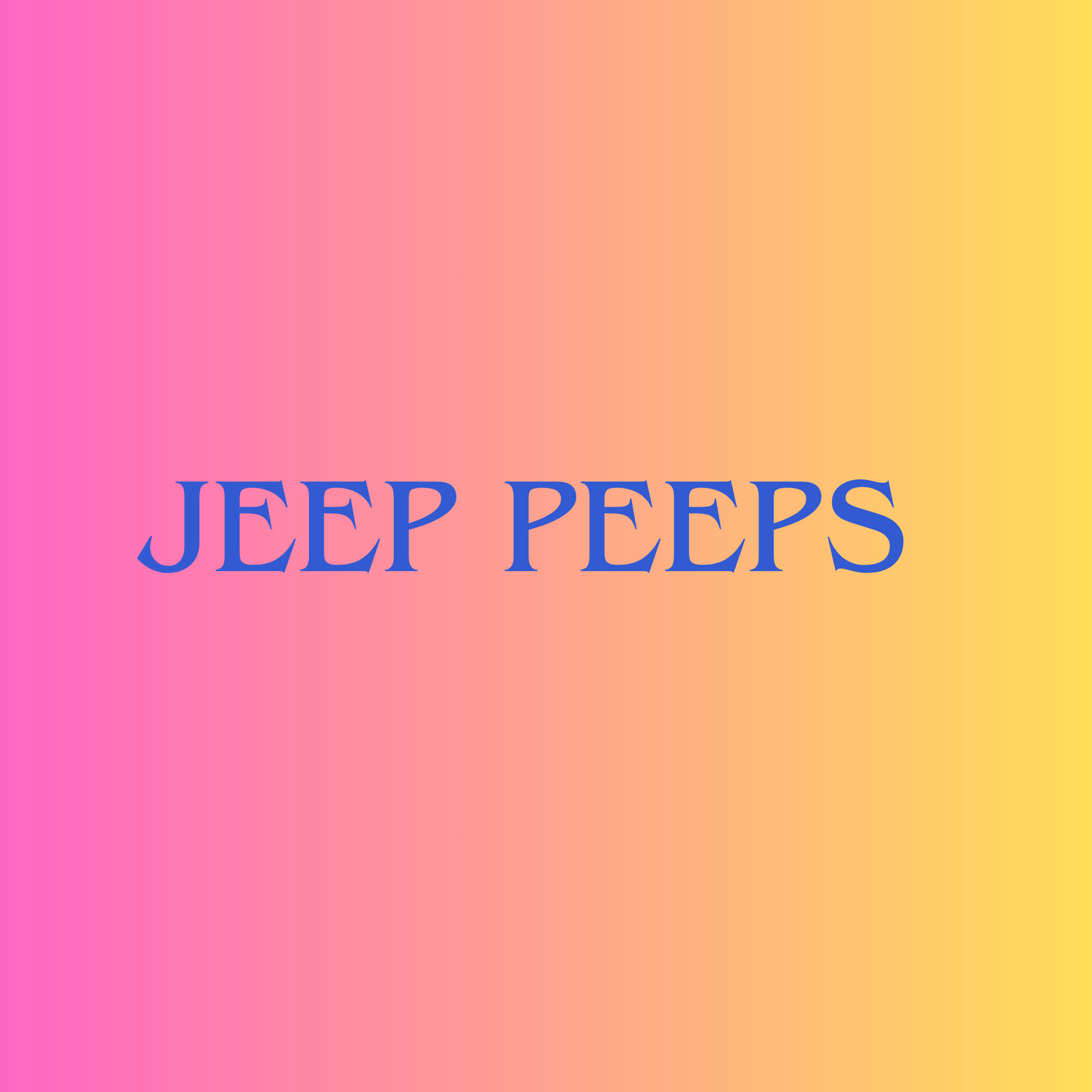 Jeep Peeps