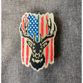 Deer American Flag
